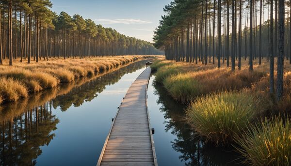Le courant d'huchet : une balade incontournable depuis votre camping dans les landes