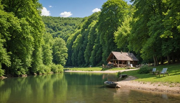 Choisir le camping en bord de rivière le moulin du bleufond en dordogne
