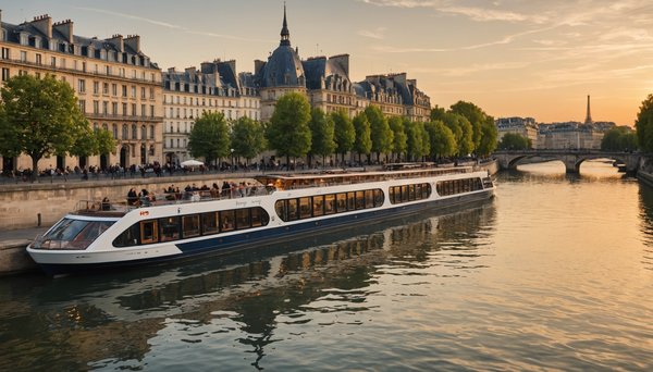 Top 3 des compagnies de croisières fluviales à paris